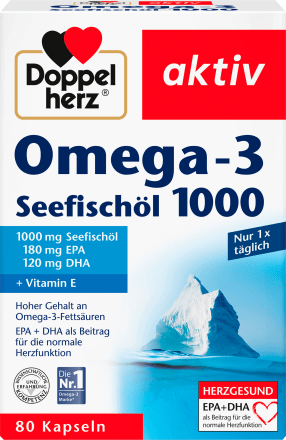 Omega-3 dengiz baliq yog'i 1000 kapsula 80 dona, 107,8 g