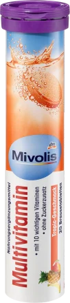 Multivitaminli efervesan tabletkalar, 20 dona